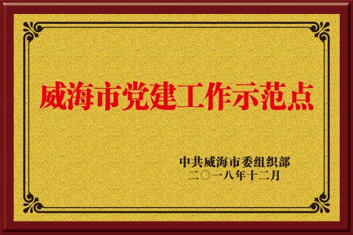 2018年度威海市党建工作示范点